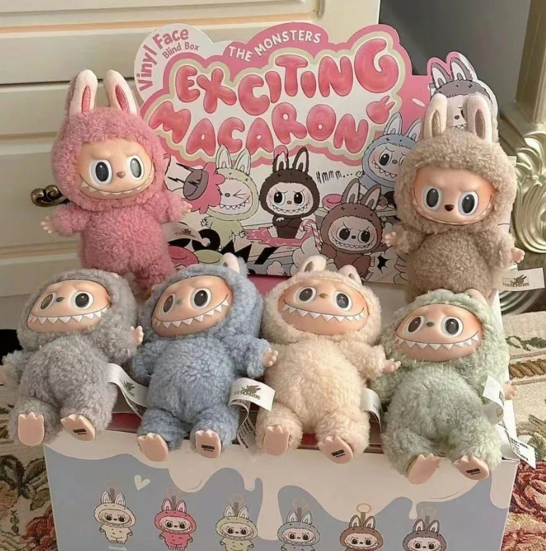 Labubu Monster Plush Keychain