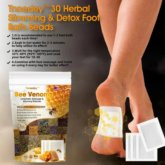 Bee Venom Lymphatic Drainage & Slimming Foot Patches 🌿👣(BUY 1 GET 1 FREE)