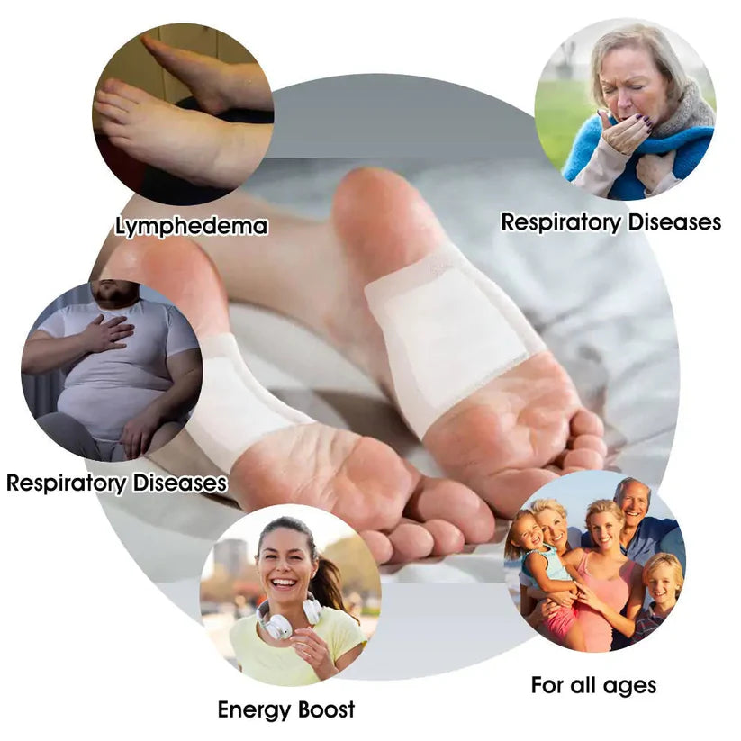 Bee Venom Lymphatic Drainage & Slimming Foot Patches 🌿👣(BUY 1 GET 1 FREE)