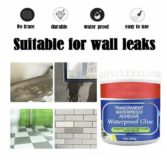 Crack Seal Glue 300gm with Brush Transparent Adhesive Waterproof Glue