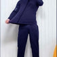 Unisex Work Out Solid Track Suit